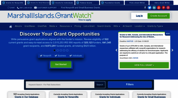 marshallislands.grantwatch.com