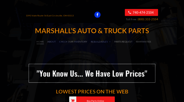 marshallsautoparts.com