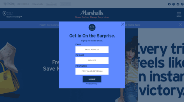 Marshalls Official Site  Shop Shoes, Clothing, Home Decor & More