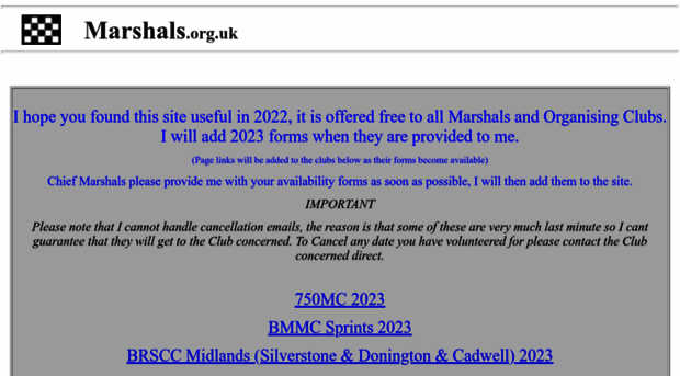 marshals.org.uk