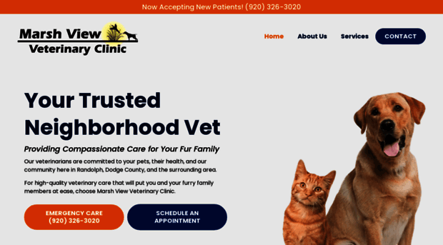 marshviewvetclinic.com