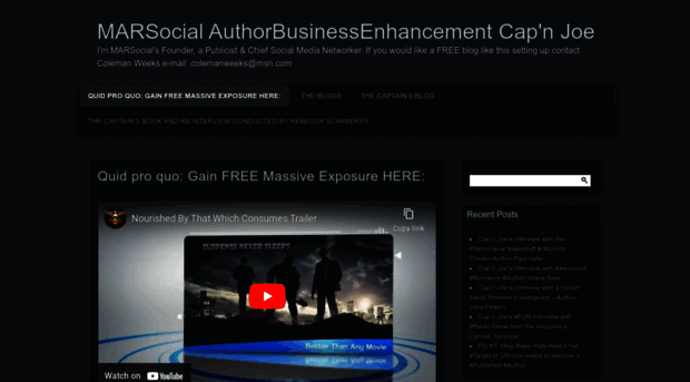 marsocialauthorbusinessenhancementcaptainsblog.wordpress.com