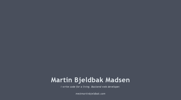 martinbjeldbak.com