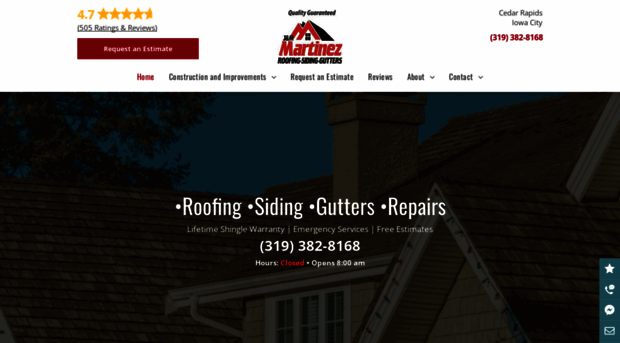 martinezroofingia.com