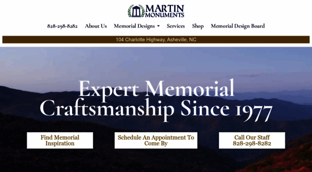 martinmonuments.com