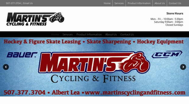 martinscyclingandfitness.com