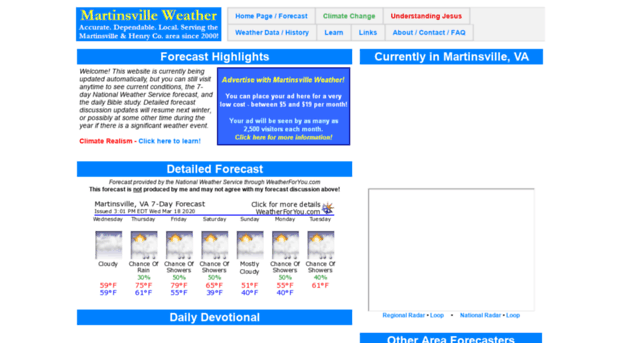 martinsvilleweather.com