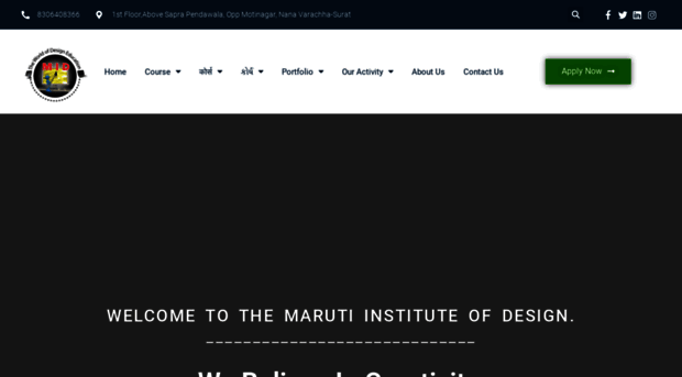 marutiinstituteofdesign.com