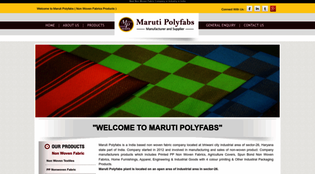 marutipolyfabs.in