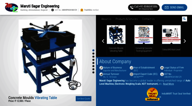 marutisagarengineering.co.in