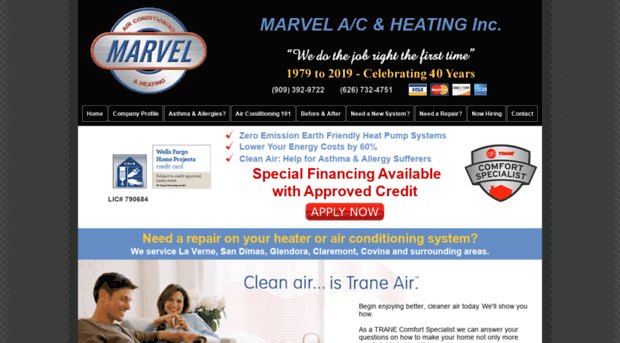 marvelairconditioning.com