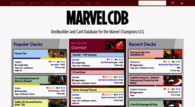marvelcdb.com