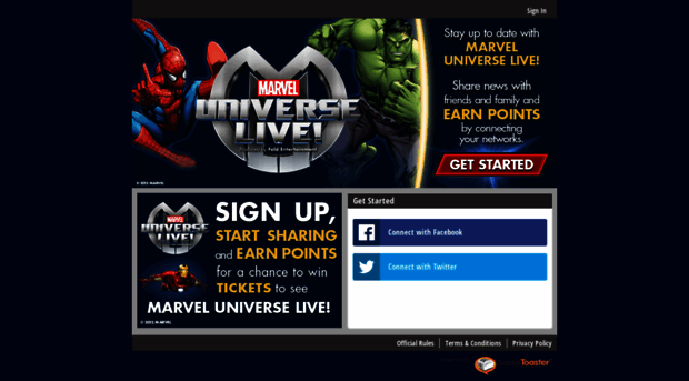 marveluniverselive.socialtoaster.com