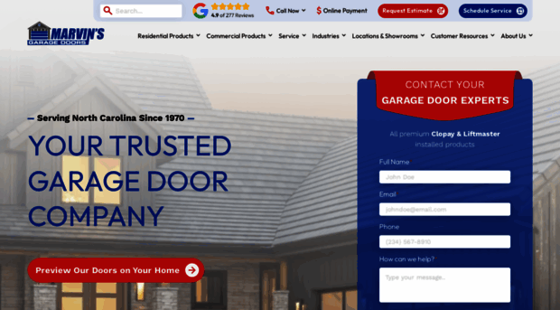 marvinsgaragedoors.com