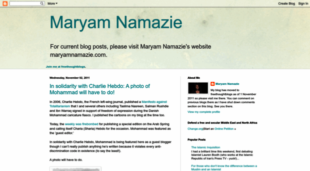 maryamnamazie.blogspot.com