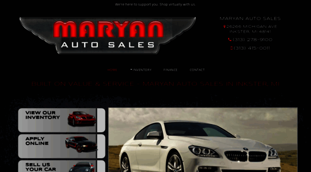 maryanautosales.com