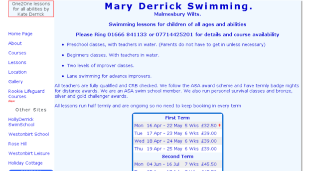 maryderrickswimming.com