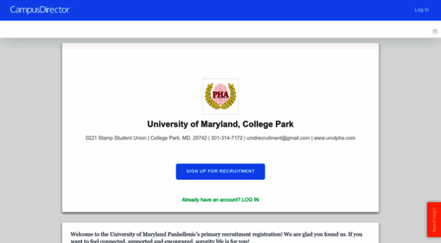 maryland.mycampusdirector2.com