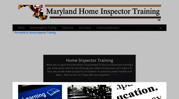 marylandhomeinspectortraining.com