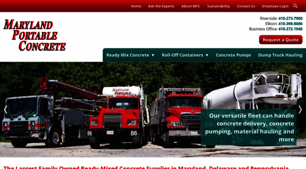 marylandportableconcrete.com