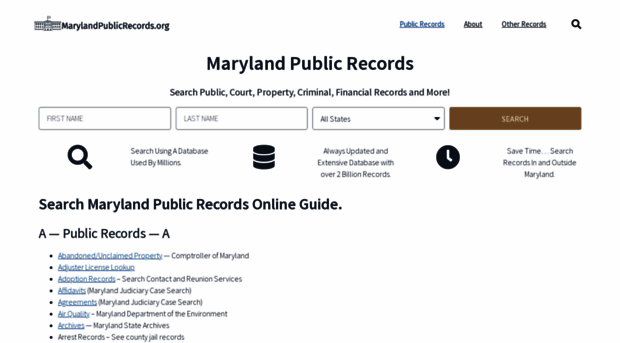 marylandpublicrecords.org