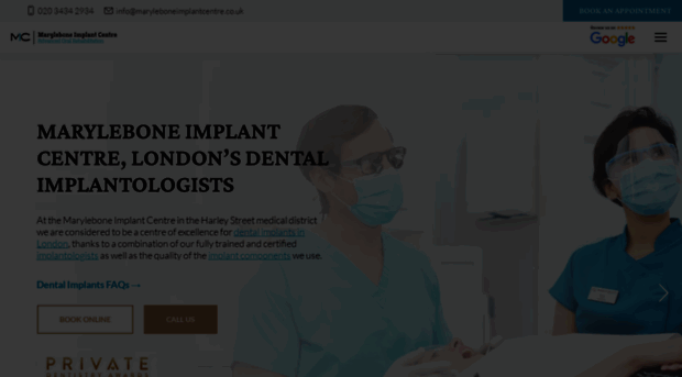 maryleboneimplantcentre.co.uk