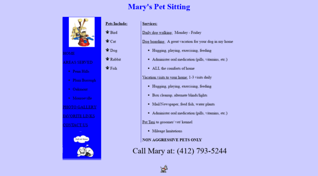 marypetsitter.comeze.com