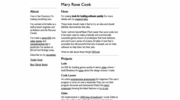 maryrosecook.com