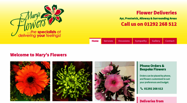 marysflowers.co.uk