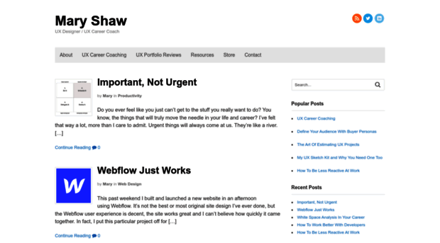 maryshaw.net