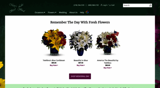 maryslakestfloral.com