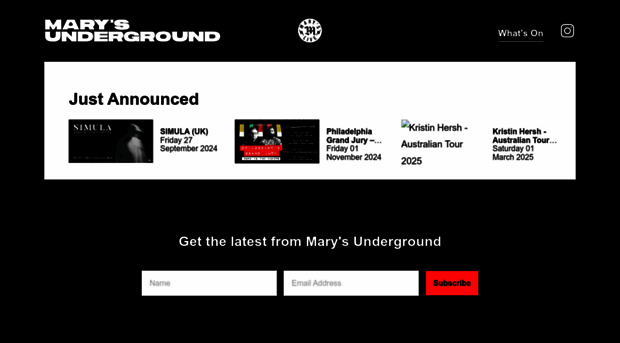 marysunderground.com