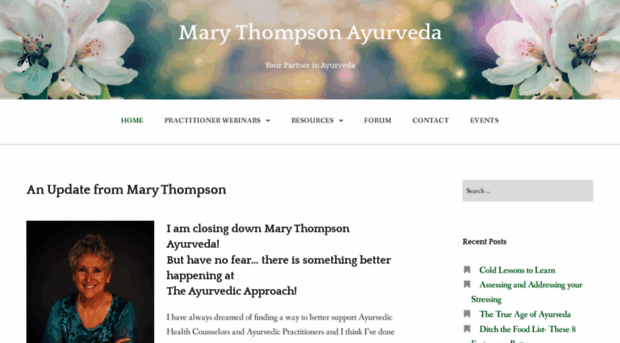 marythompsonayurveda.com