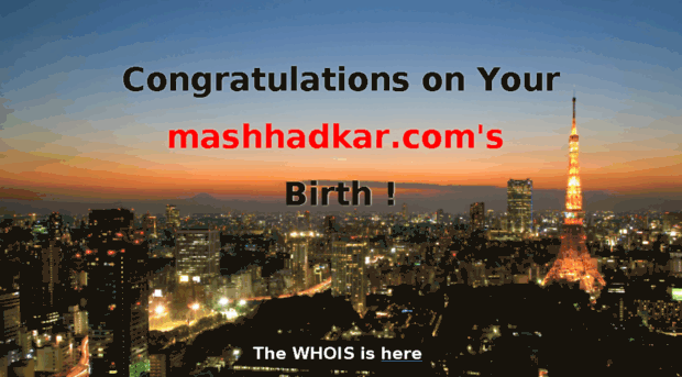 mashhadkar.com