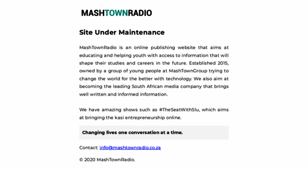 mashtownradio.co.za