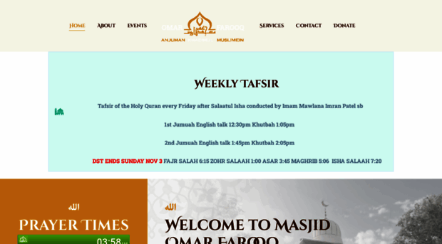 masjidomarfarooq.com