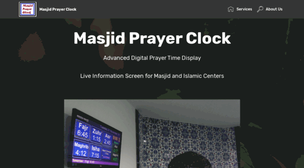 masjidprayerclock.com