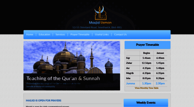 masjidusman.org.uk