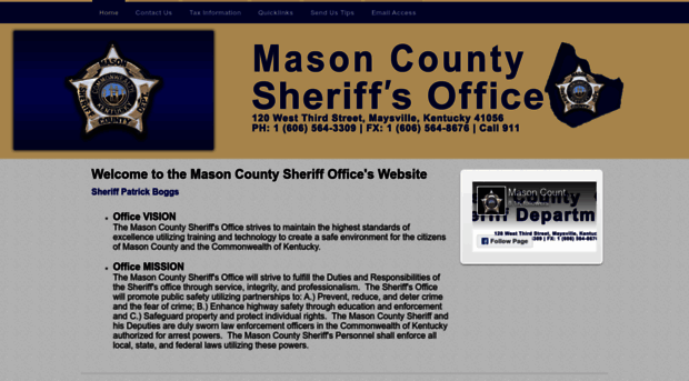 masoncountysheriffky.com