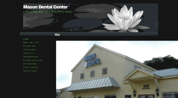 masondentalcenterandspa.com