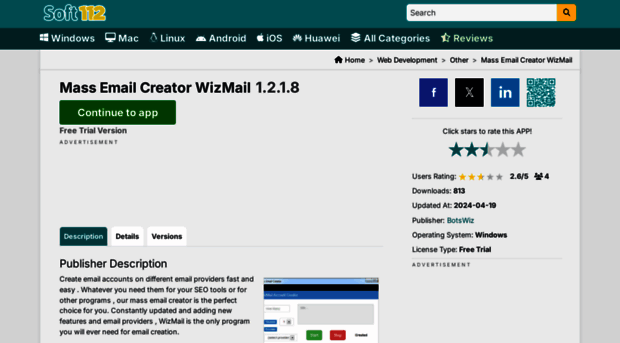 mass-email-creator-wizmail.soft112.com