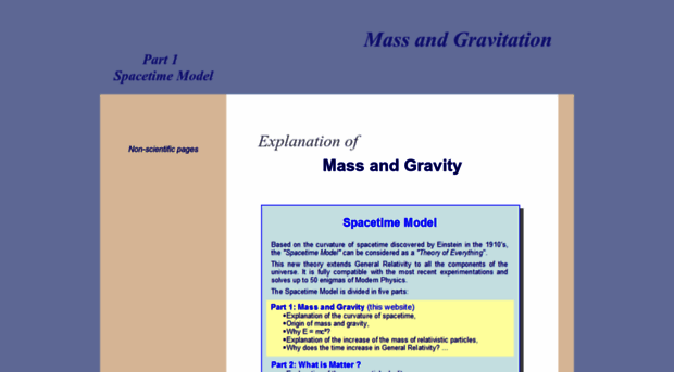 mass-gravity.com