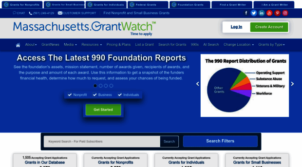 massachusetts.grantwatch.com