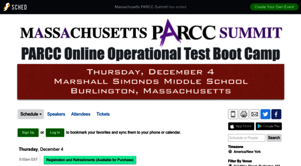 massachusettsparccsummit2014.sched.org