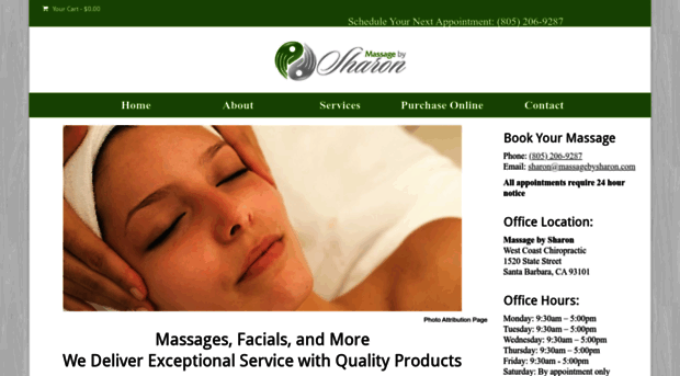 massagebysharon.com