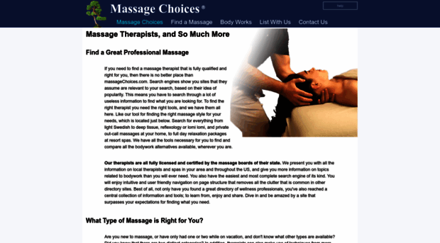 massagechoices.com