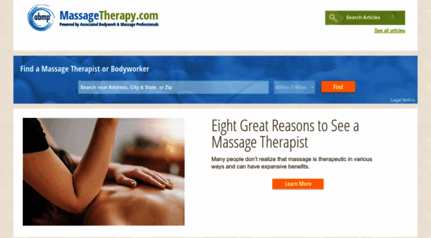 massagetherapy.com