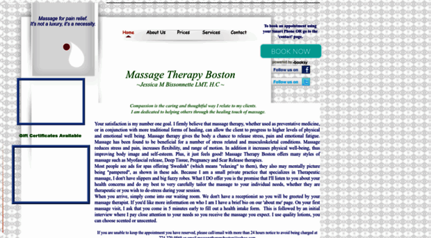 massagetherapyboston.org