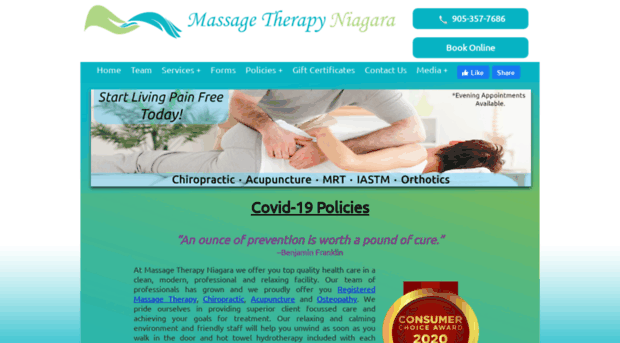 massagetherapyniagara.ca