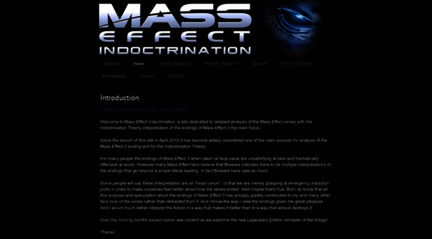 masseffectindoctrination.com